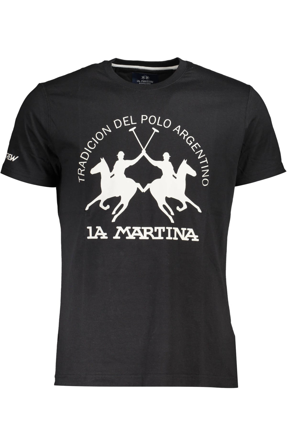 LA MARTINA MEN'S SHORT SLEEVE T-SHIRT BLACK-0