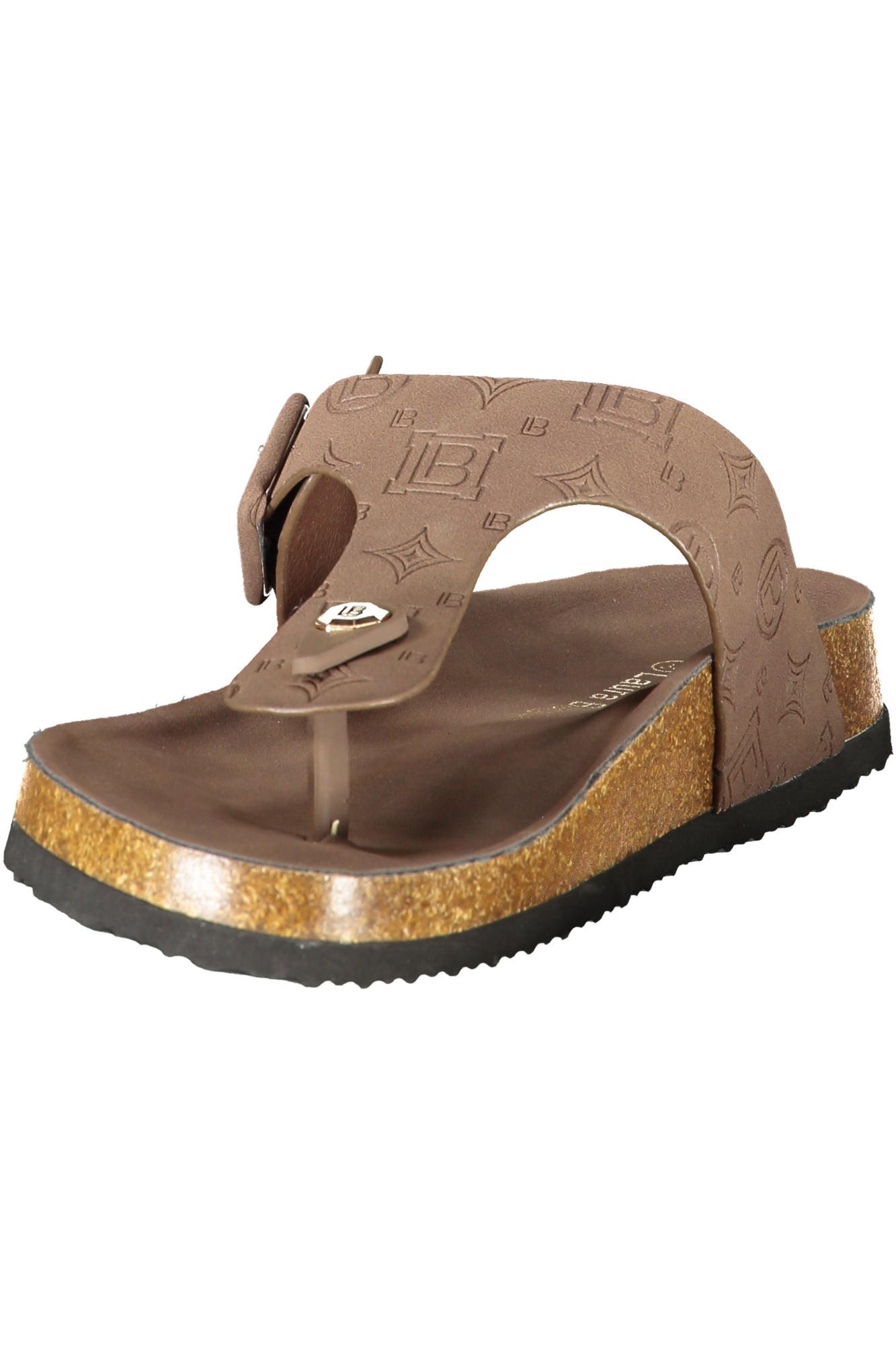 LAURA BIAGIOTTI WOMEN'S BROWN SLIPPER FOOTWEAR-2