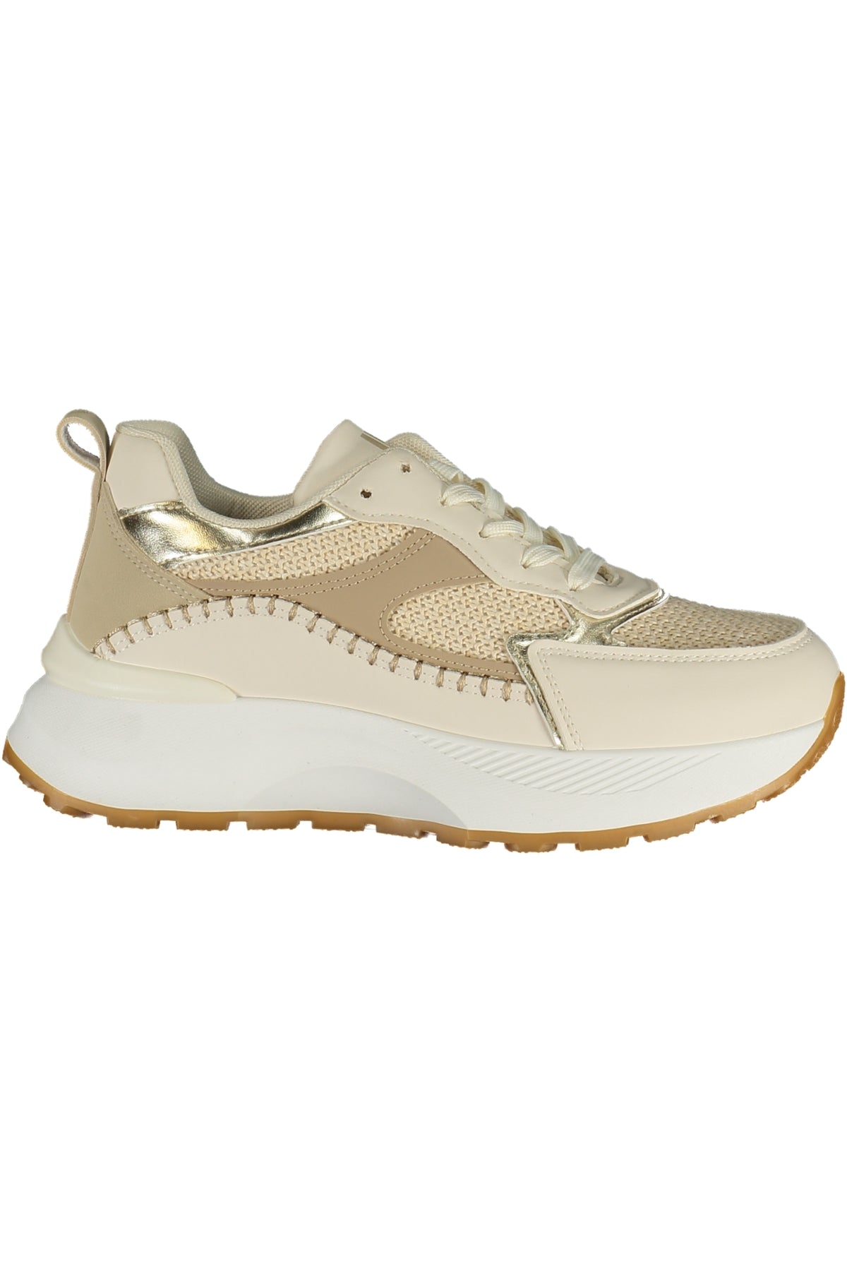 LAURA BIAGIOTTI WOMEN'S BEIGE SPORTS SHOES-0