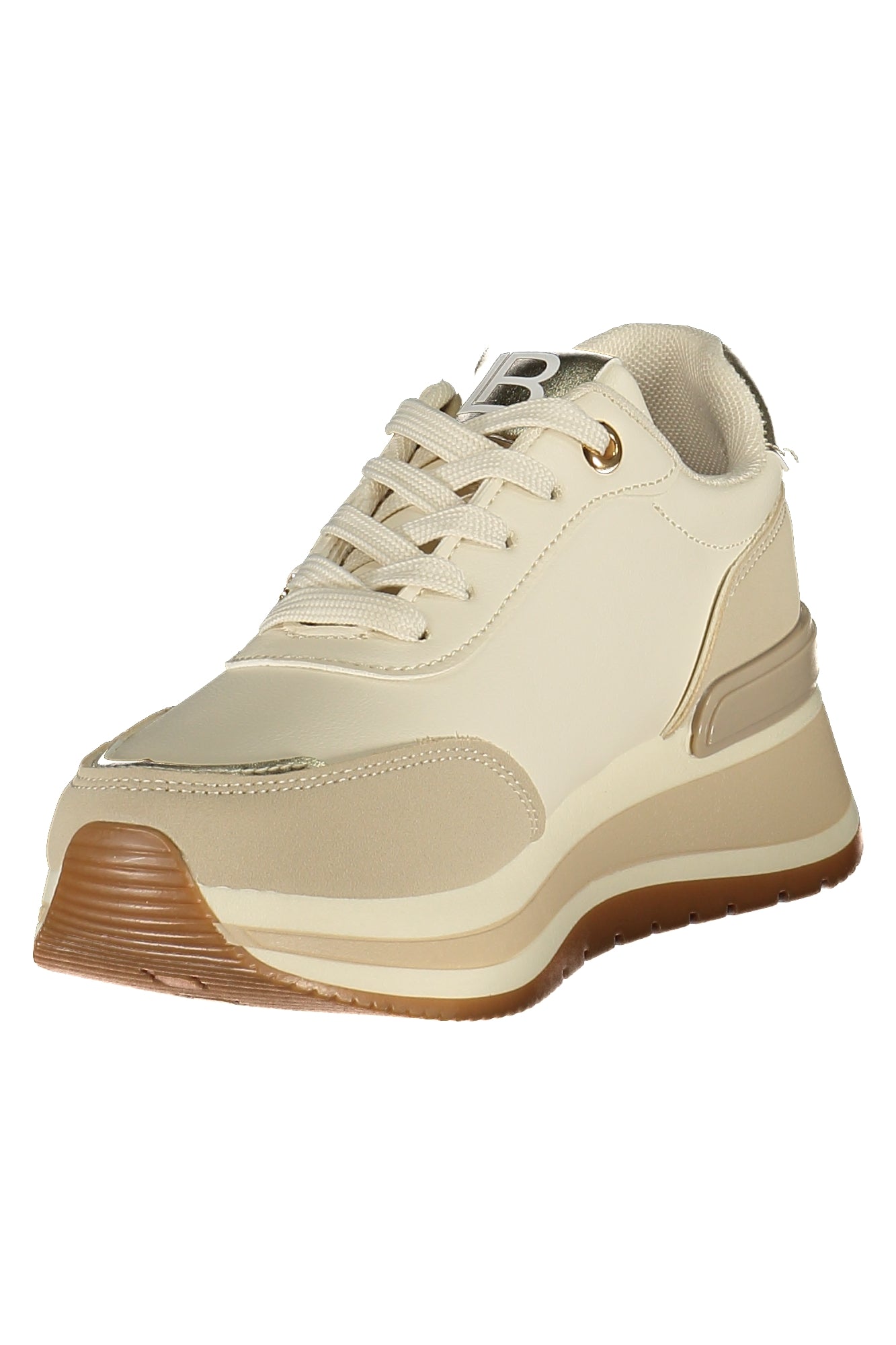 LAURA BIAGIOTTI WOMEN'S BEIGE SPORTS SHOES-2