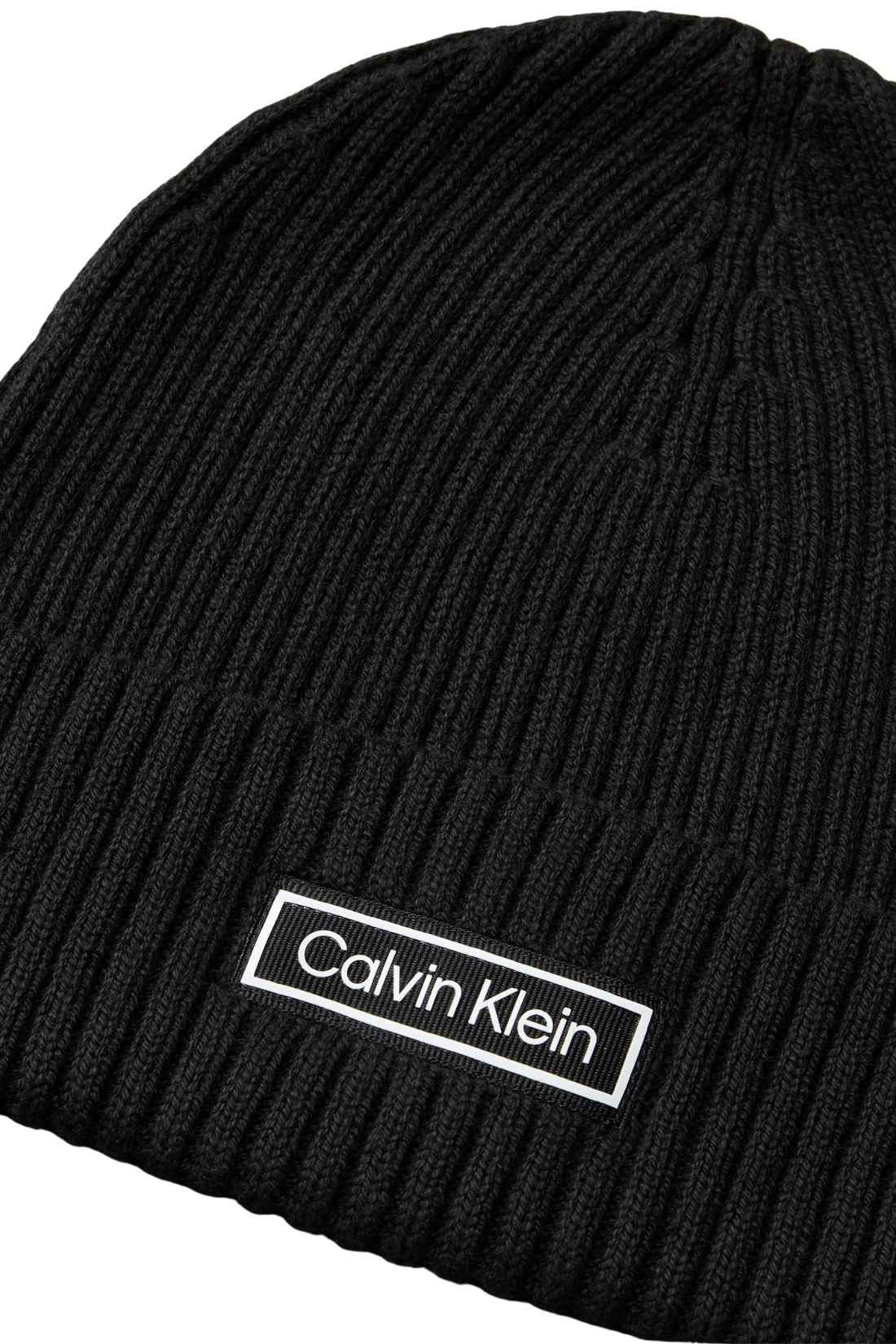 CALVIN KLEIN JEANS - Men's beanie with logo patch - Size OS-5