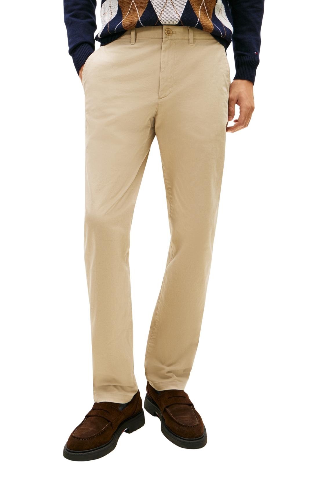 TOMMY HILFIGER - Men's twill Denton Straight chino trousers-0