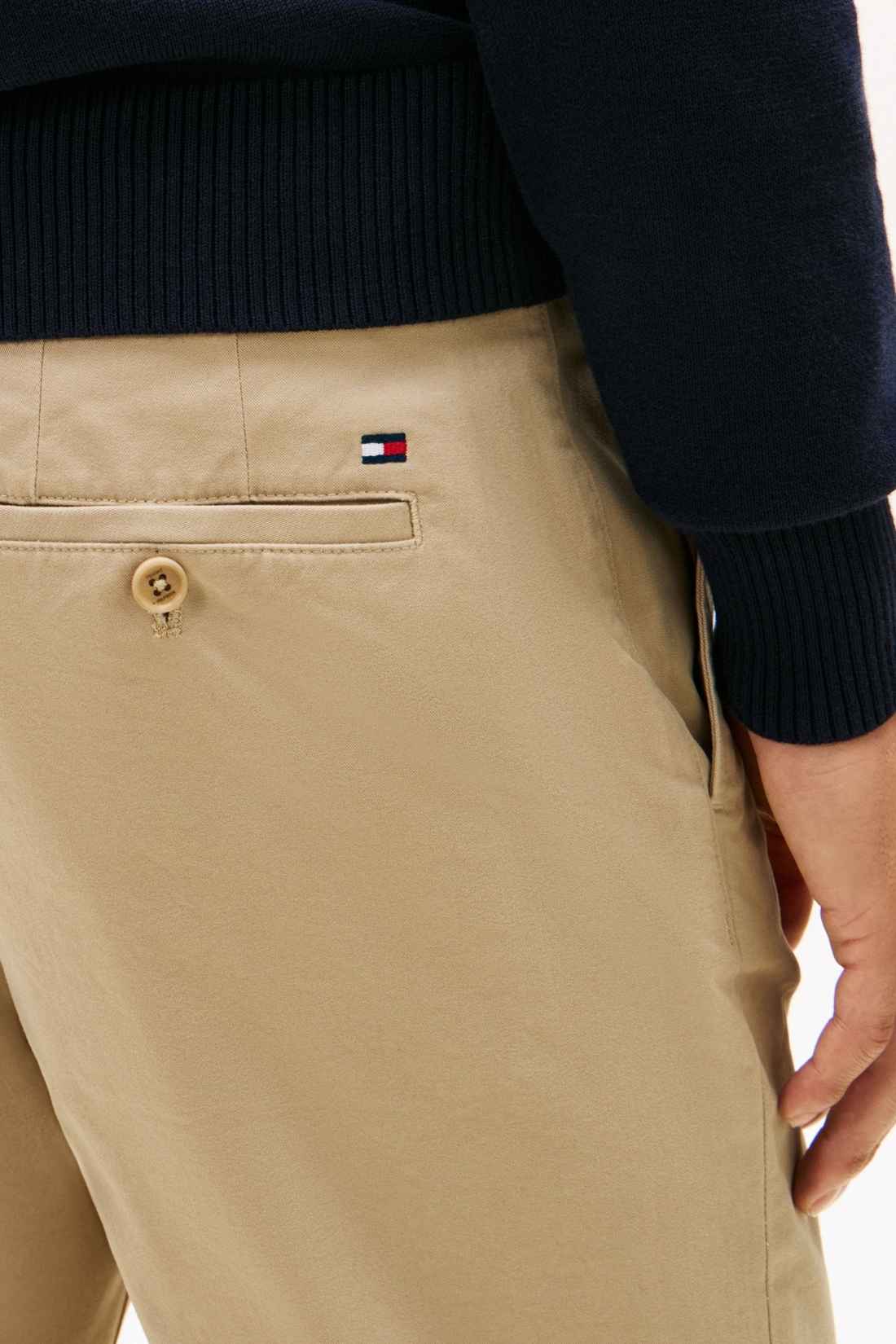 TOMMY HILFIGER - Men's twill Denton Straight chino trousers-3
