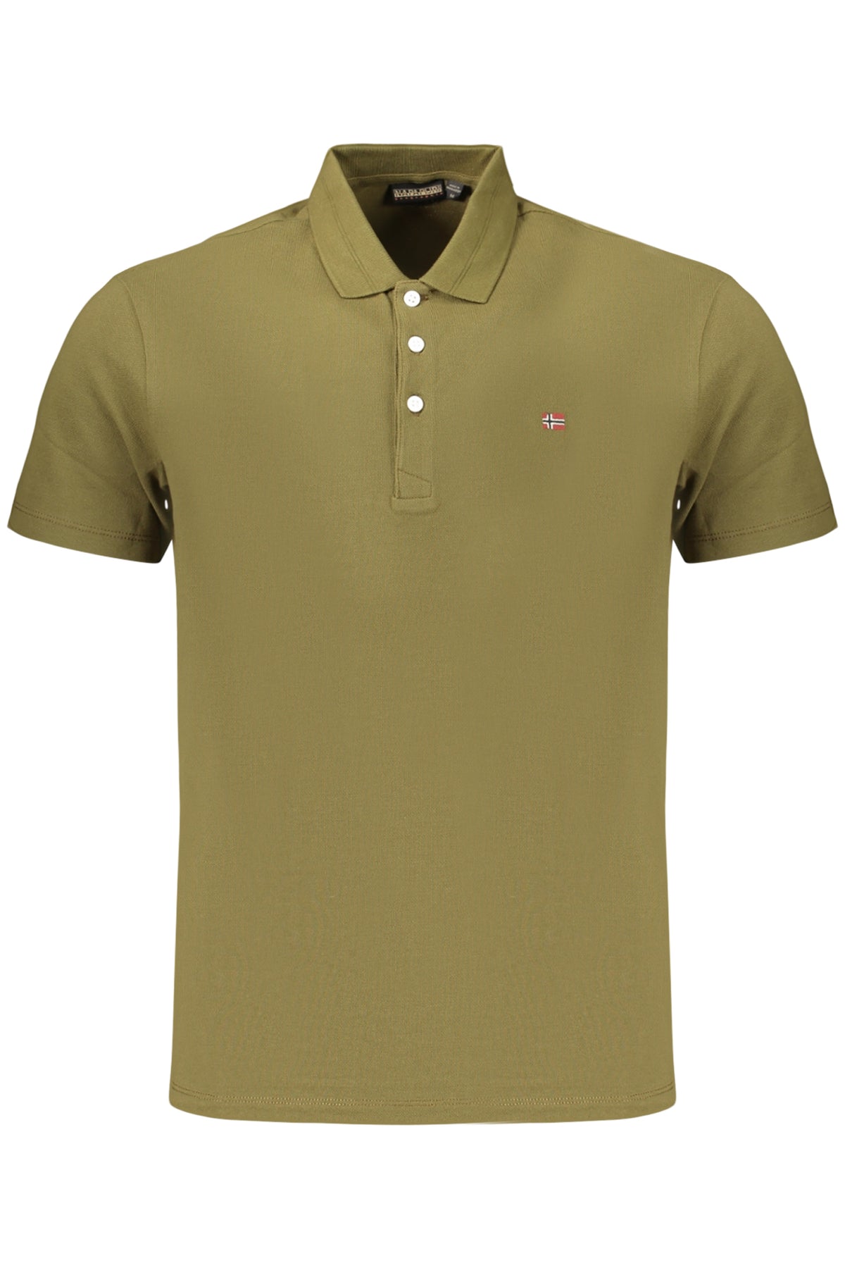 NAPAPIJRI MEN'S SHORT-SLEEVE POLO SHIRT, GREEN-0