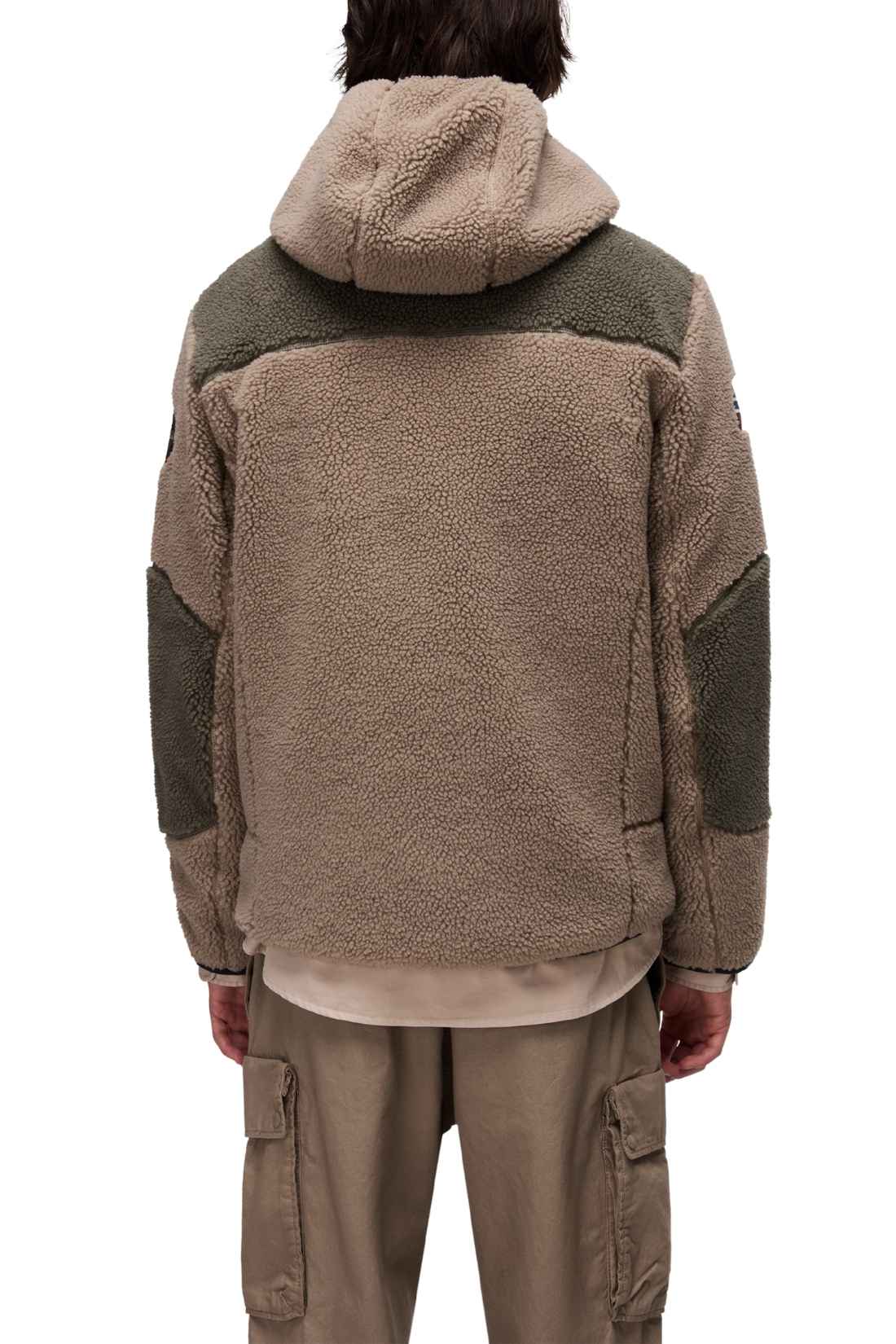 NAPAPIJRI - Men's Yupik fleece with hood - Size M-9