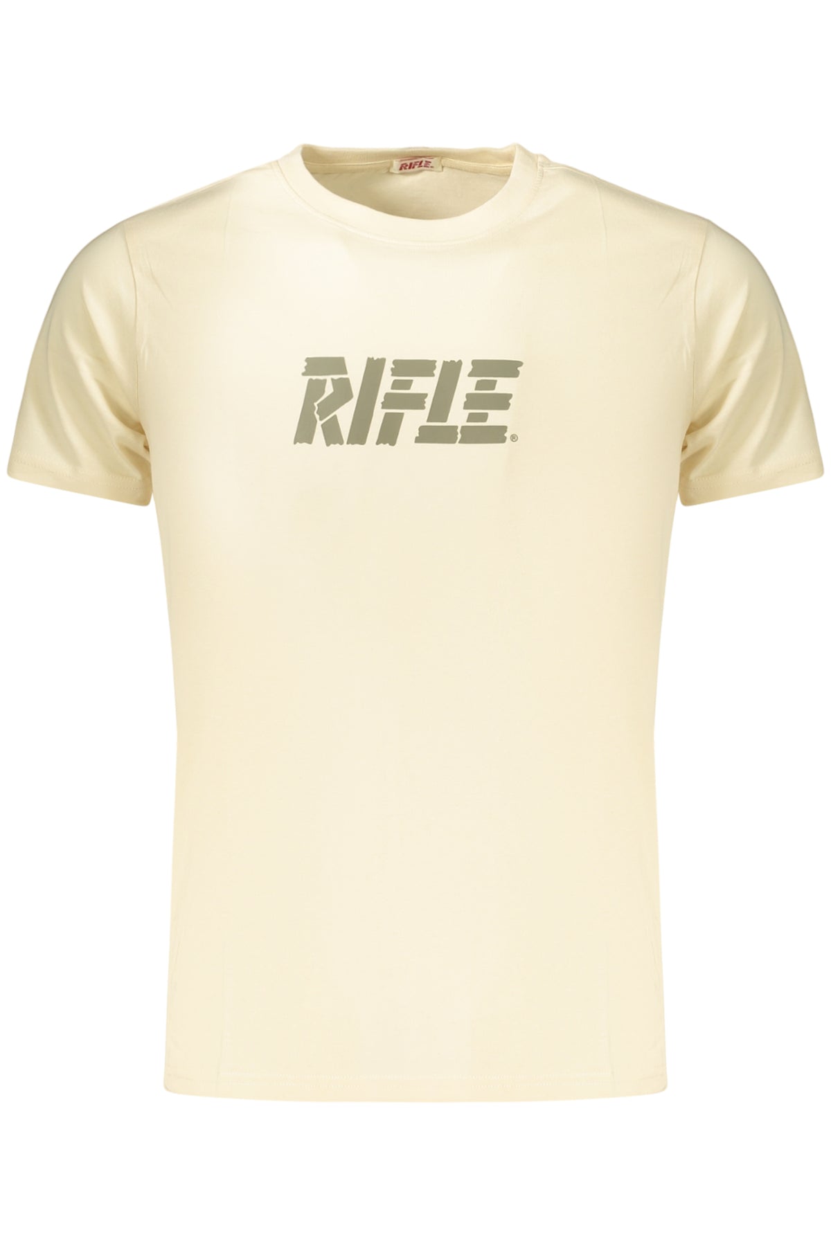 Men's Short-Sleeved Rifle T-Shirt, Beige-0