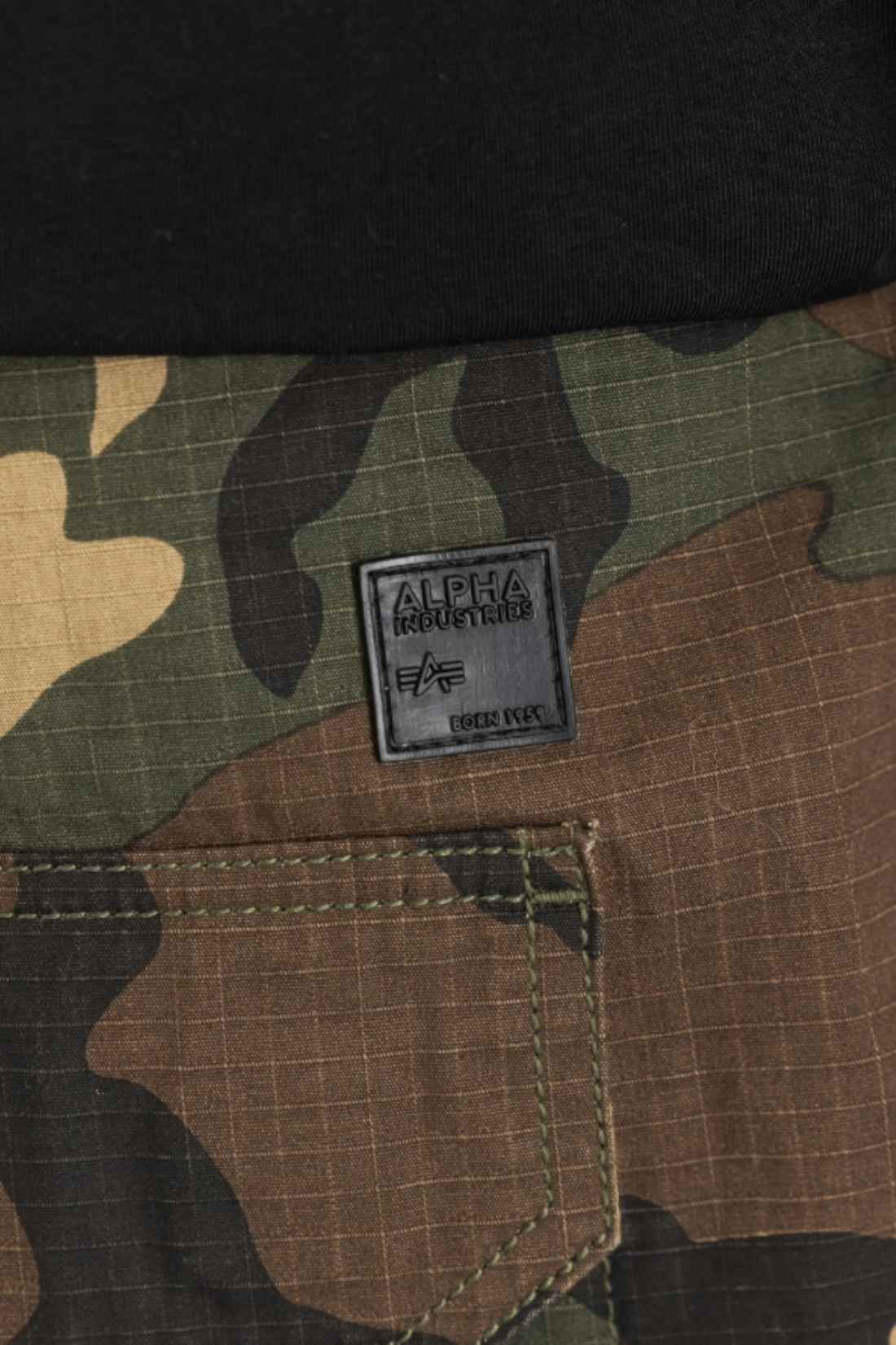 ALPHA INDUSTRIES - Men's Ripstop Patchwork Camo cargo trousers-3