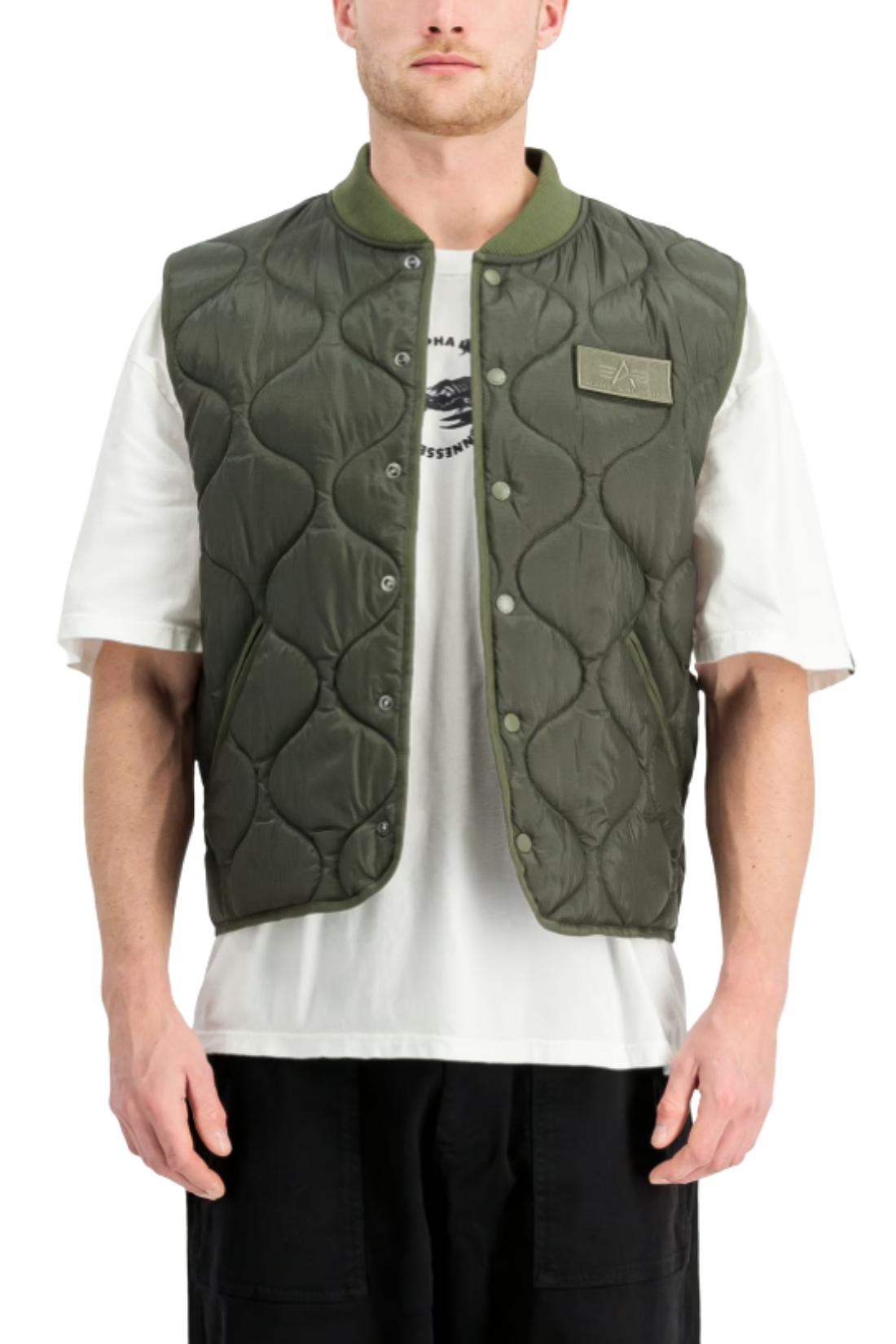 ALPHA INDUSTRIES - Men's Q-1 Vest sleeveless jacket-0
