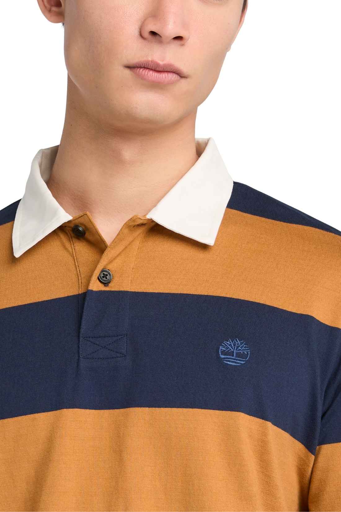 TIMBERLAND - Men's striped Rugby polo shirt - Size M-8