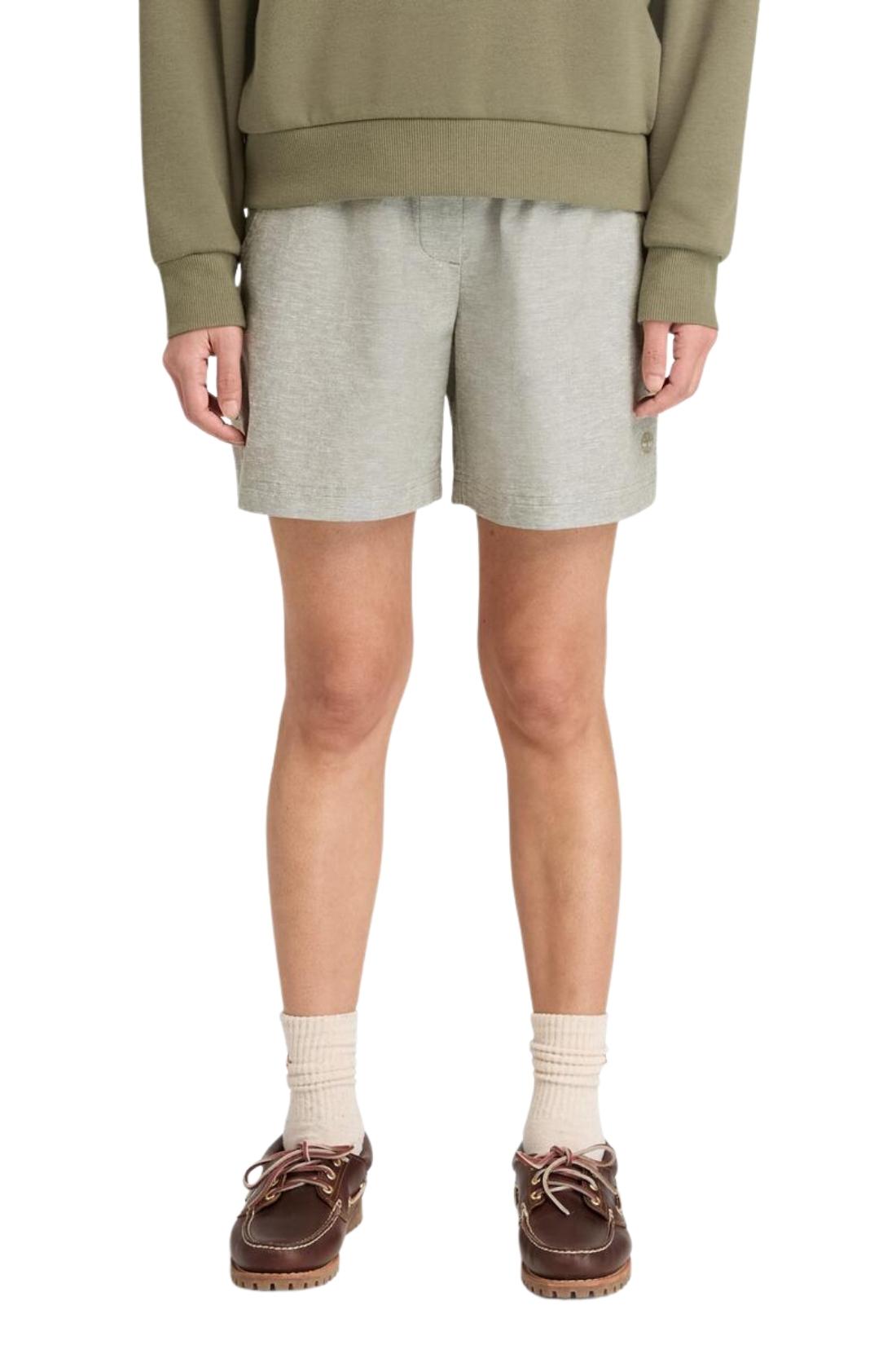 TIMBERLAND - Women's regular shorts in linen blend - Size XL-0