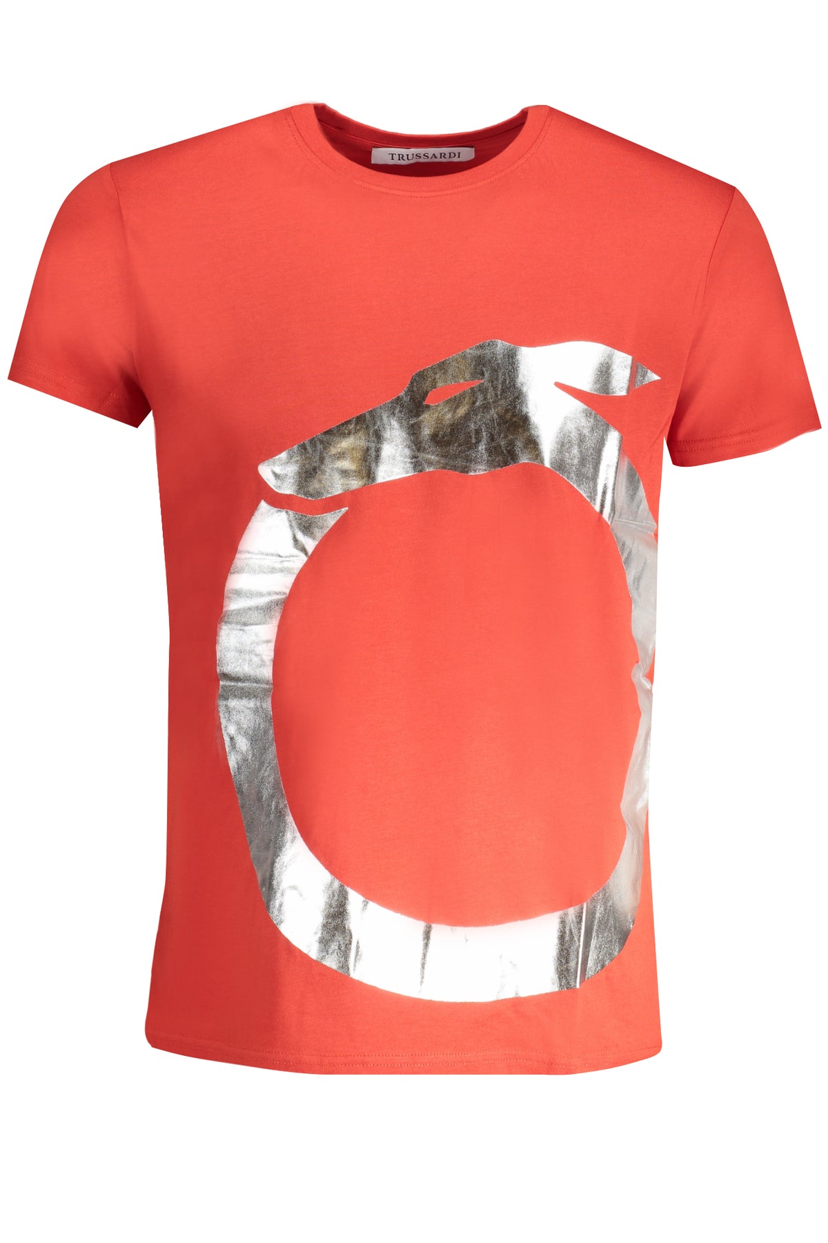 TRUSSARDI MEN'S SHORT SLEEVE T-SHIRT RED-0