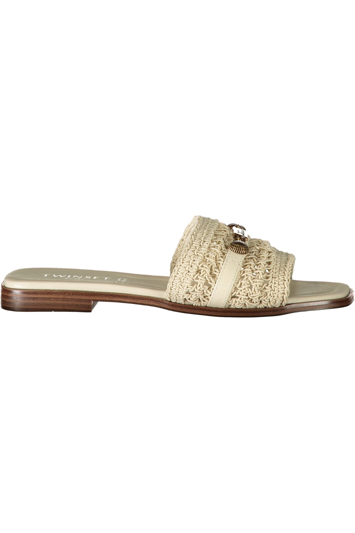TWINSET WOMEN'S BEIGE SANDALS-0
