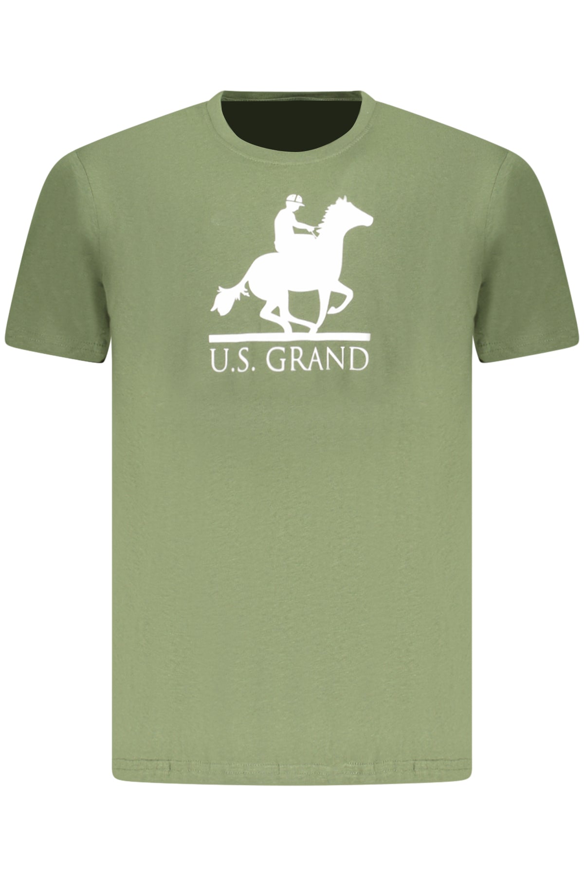 US GRAND MEN'S SHORT-SLEEVED GREEN T-SHIRT-0