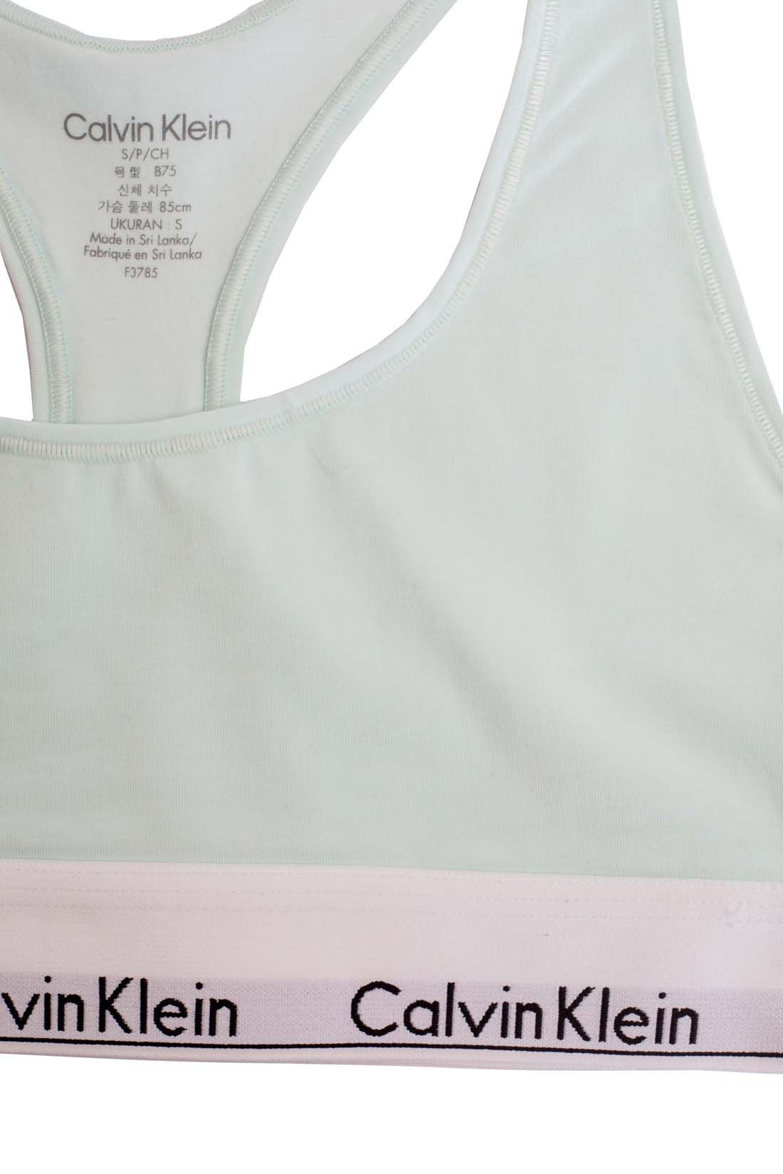 CALVIN KLEIN - Women's logo bralette  - Size M-8