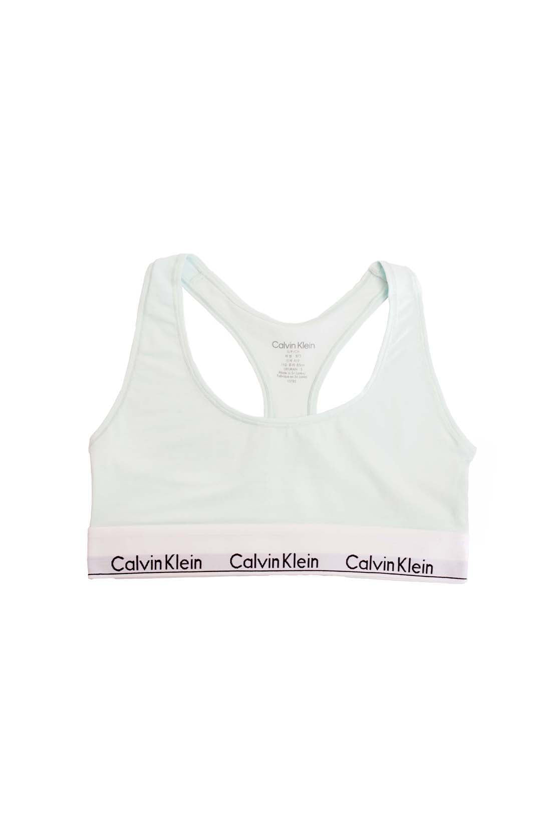 CALVIN KLEIN - Women's logo bralette  - Size M-4