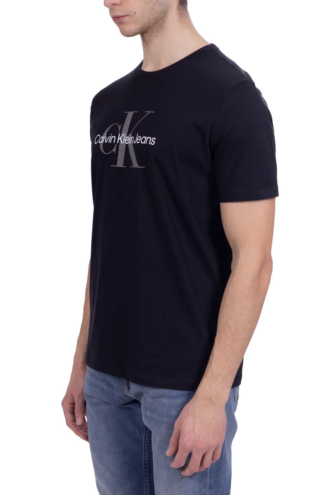 CALVIN KLEIN JEANS - Men's T-shirt in recycled cotton  - Size XL-1