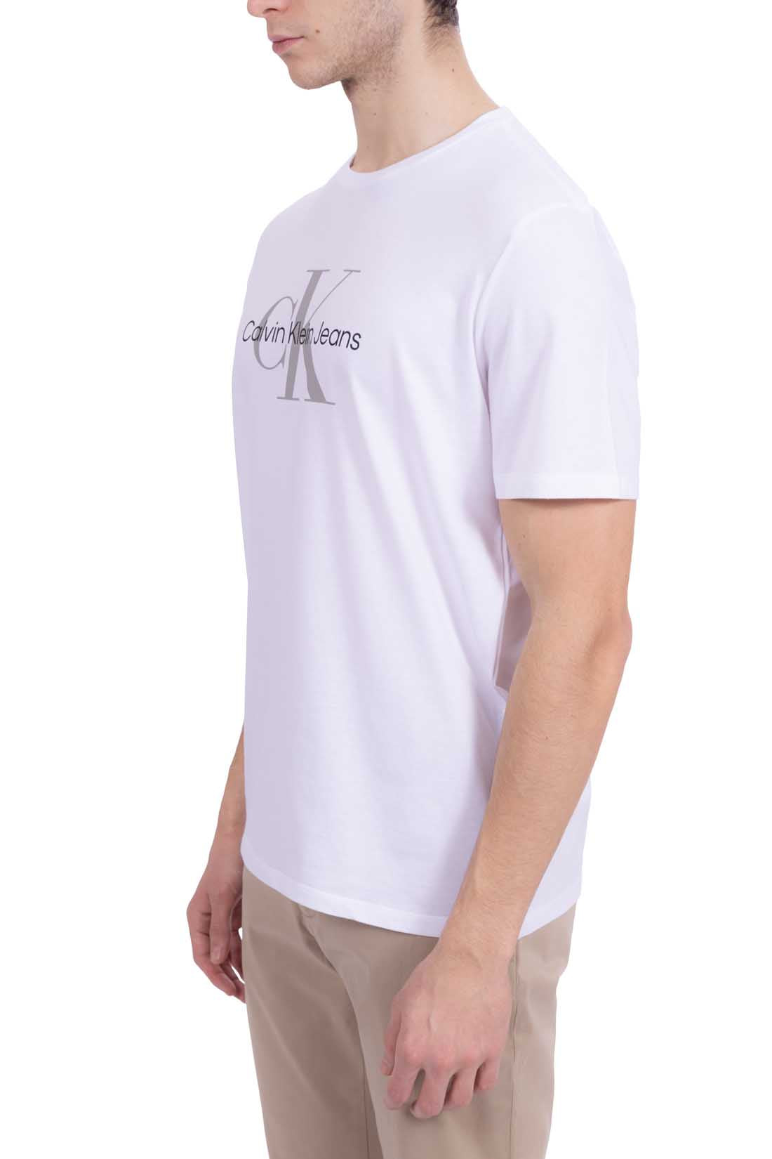CALVIN KLEIN JEANS - Men's T-shirt in recycled cotton  - Size XL-25