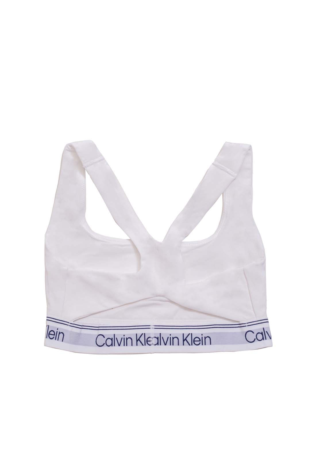 CALVIN KLEIN - Women's essential unpadded bralette  - Size XL-6