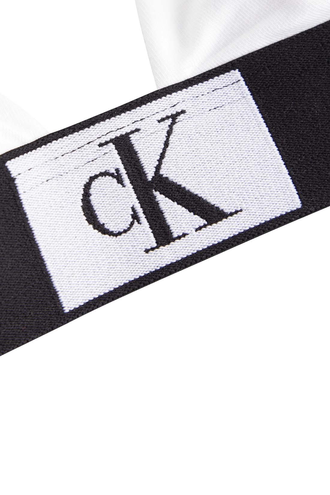 CALVIN KLEIN - Women's triangle bralette with logo   - Size XL-2