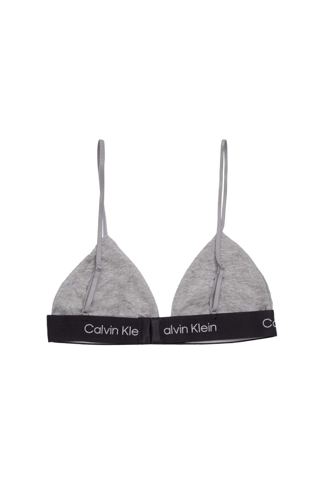 CALVIN KLEIN - Women's triangle bralette with logo   - Size XL-3