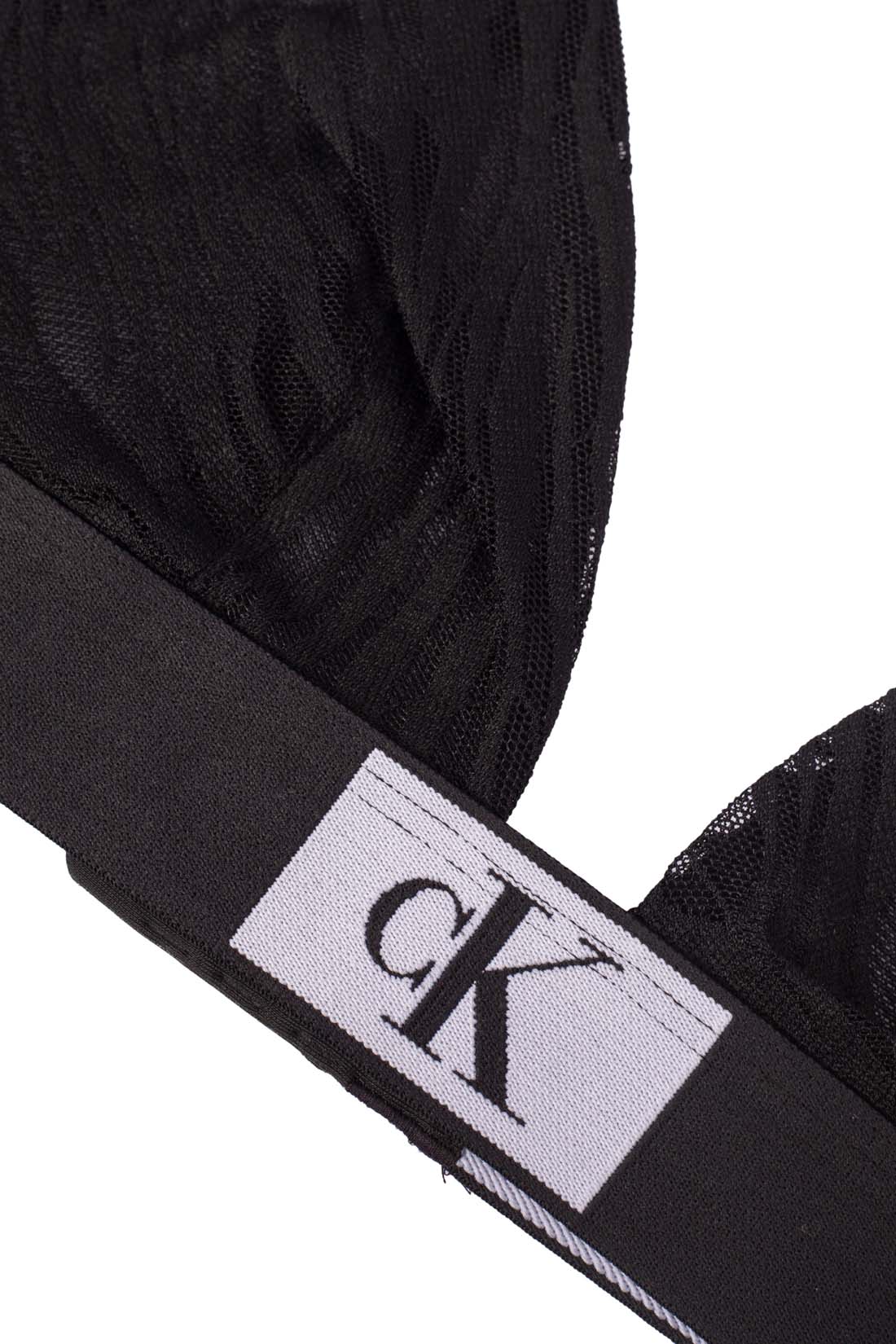 CALVIN KLEIN - Women's triangle bralette with tiger texture-5