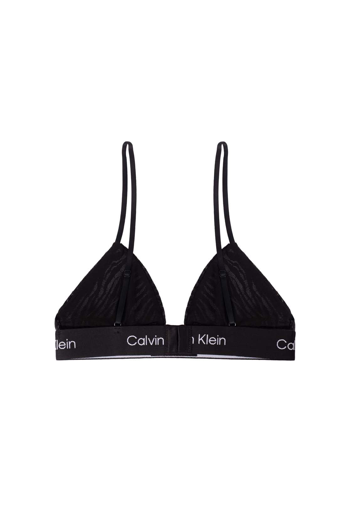 CALVIN KLEIN - Women's triangle bralette with tiger texture-3