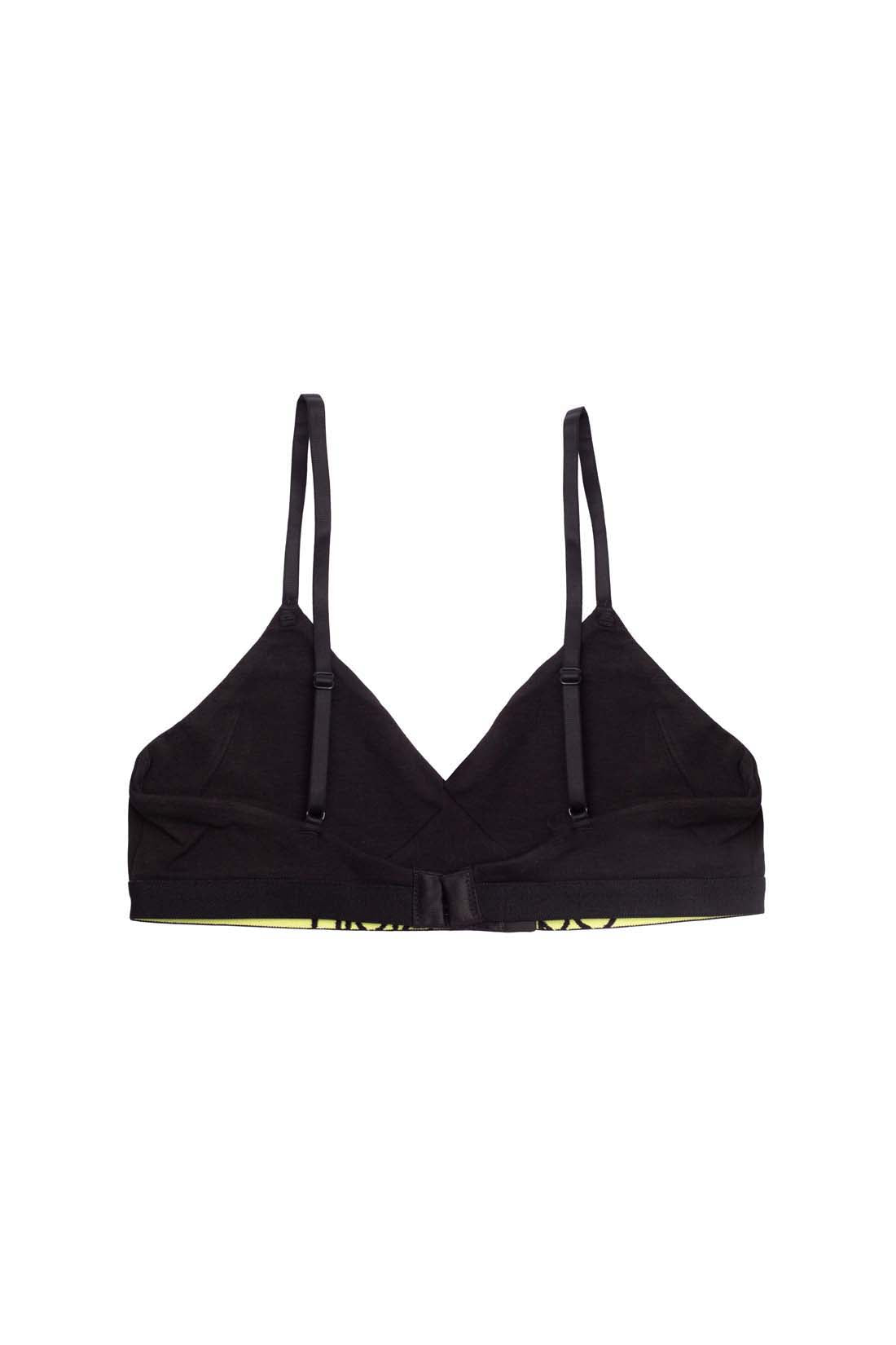 CALVIN KLEIN - Women's logo triangle bralette-6