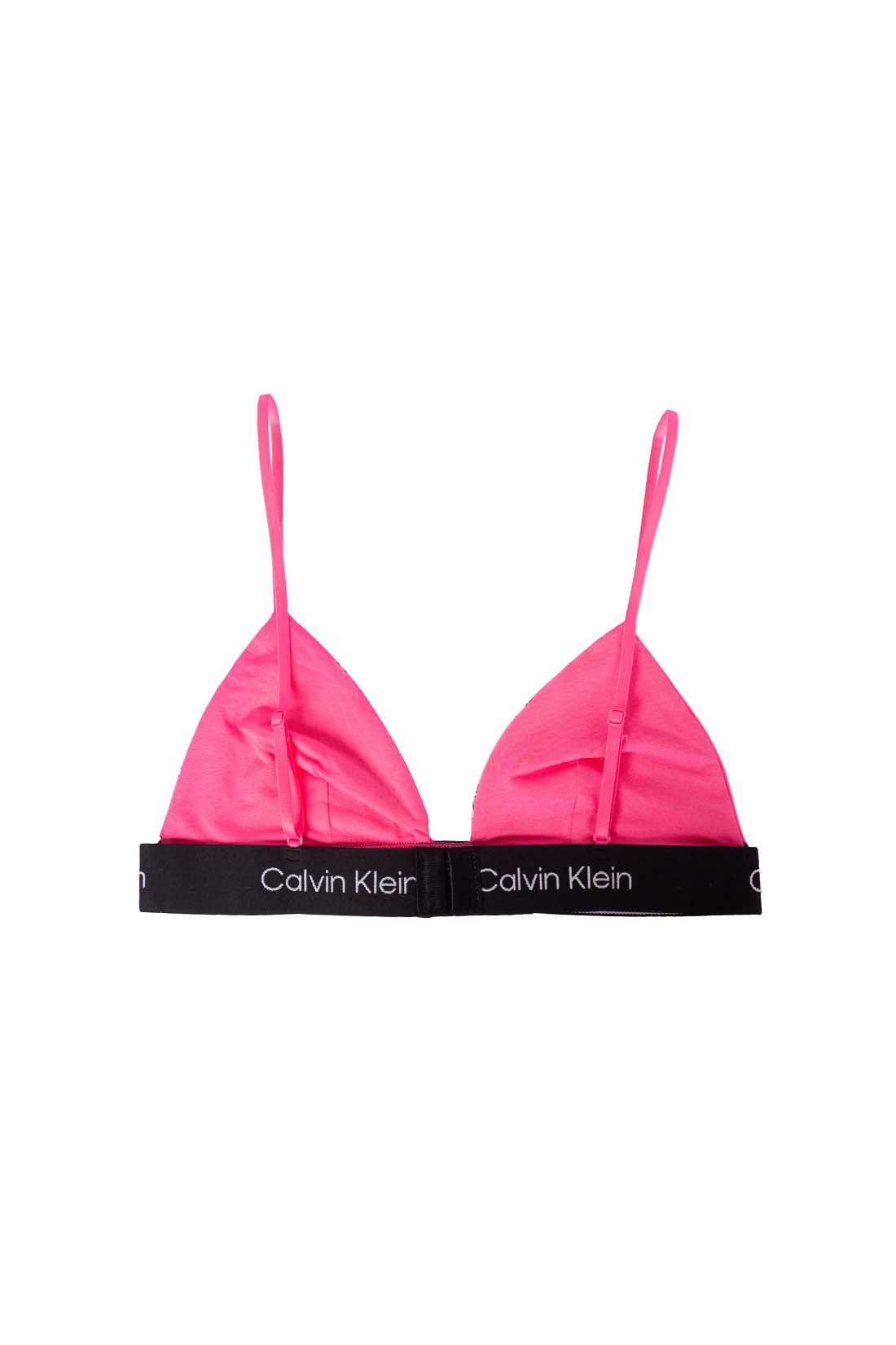 CALVIN KLEIN - Women's triangle bralette with heart print  - Size XS-0