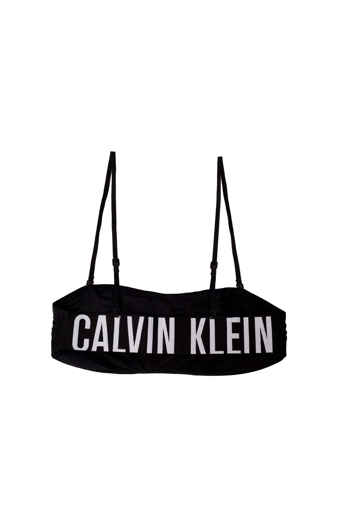 CALVIN KLEIN - Women's bandeau with removable shoulder straps - Size L-18