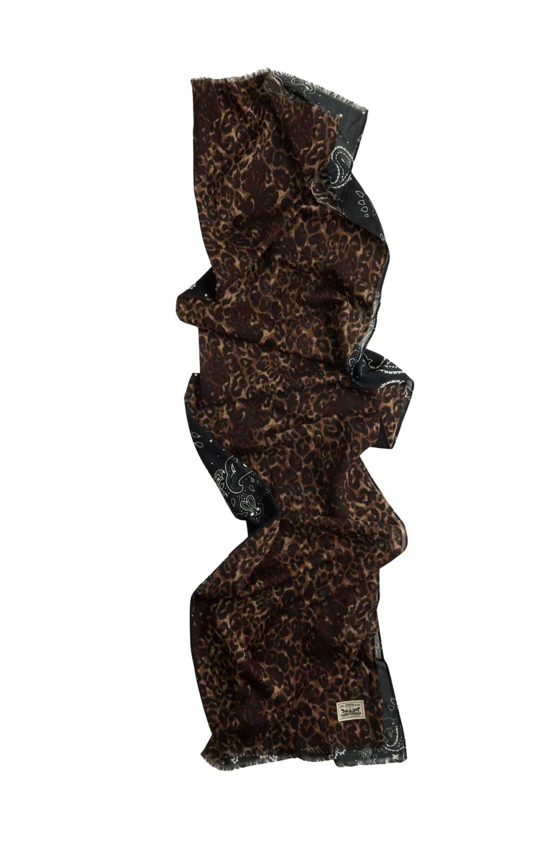 LEVI'S - Women's scarf with contrasting details-0