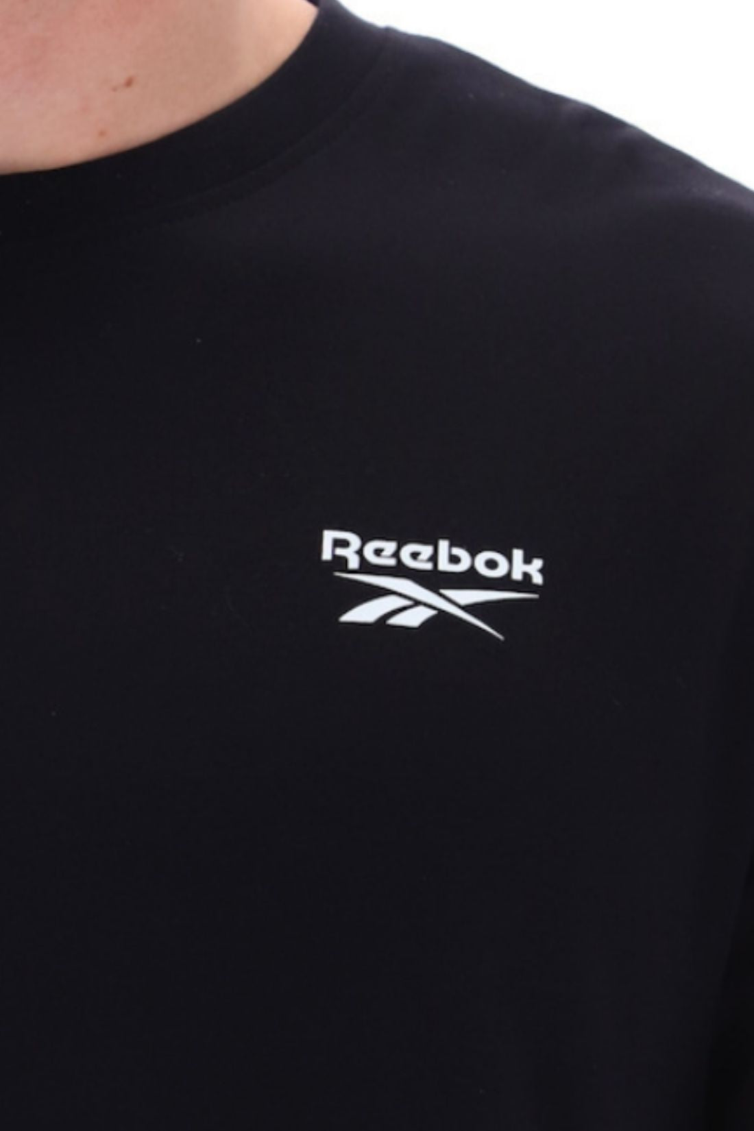 REEBOK - Men's Enzo Small Logo T-shirt with long sleeves-2