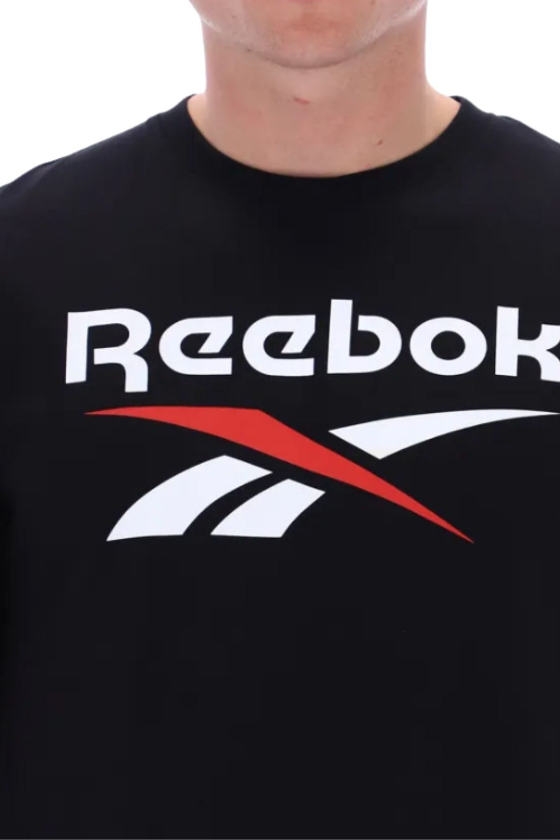 REEBOK - Men's Bruno Big Logo T-shirt  - Size XL-5