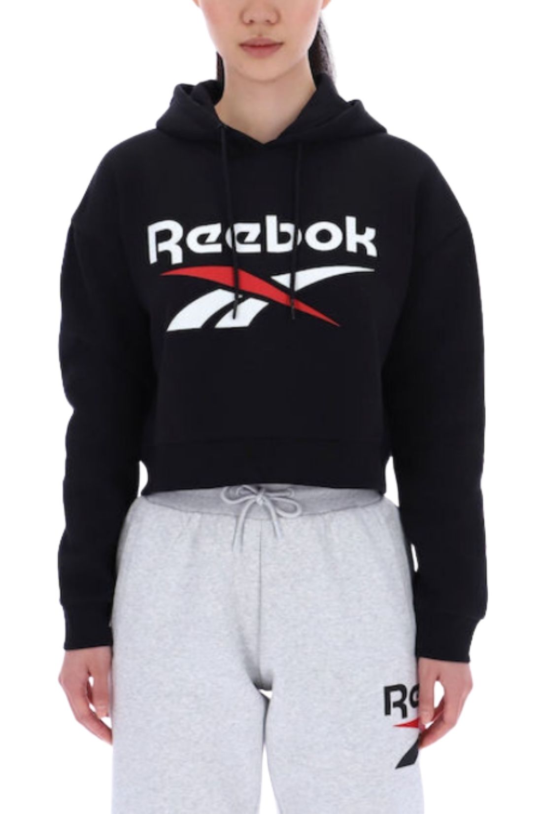 REEBOK - Women's oversized crop Avery hoodie-0