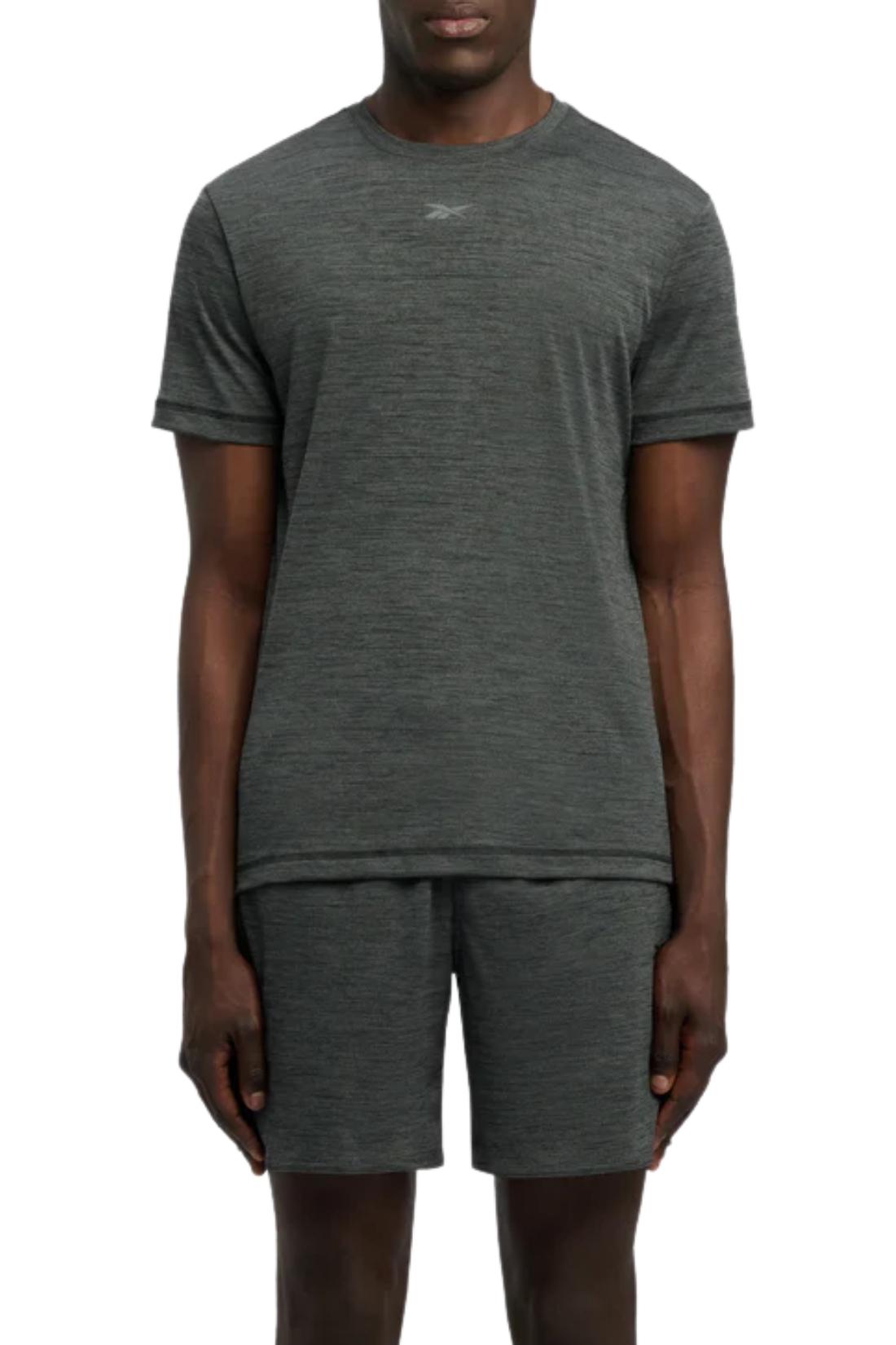 REEBOK - Men's ID Train Melange Tech T-Shirt-0