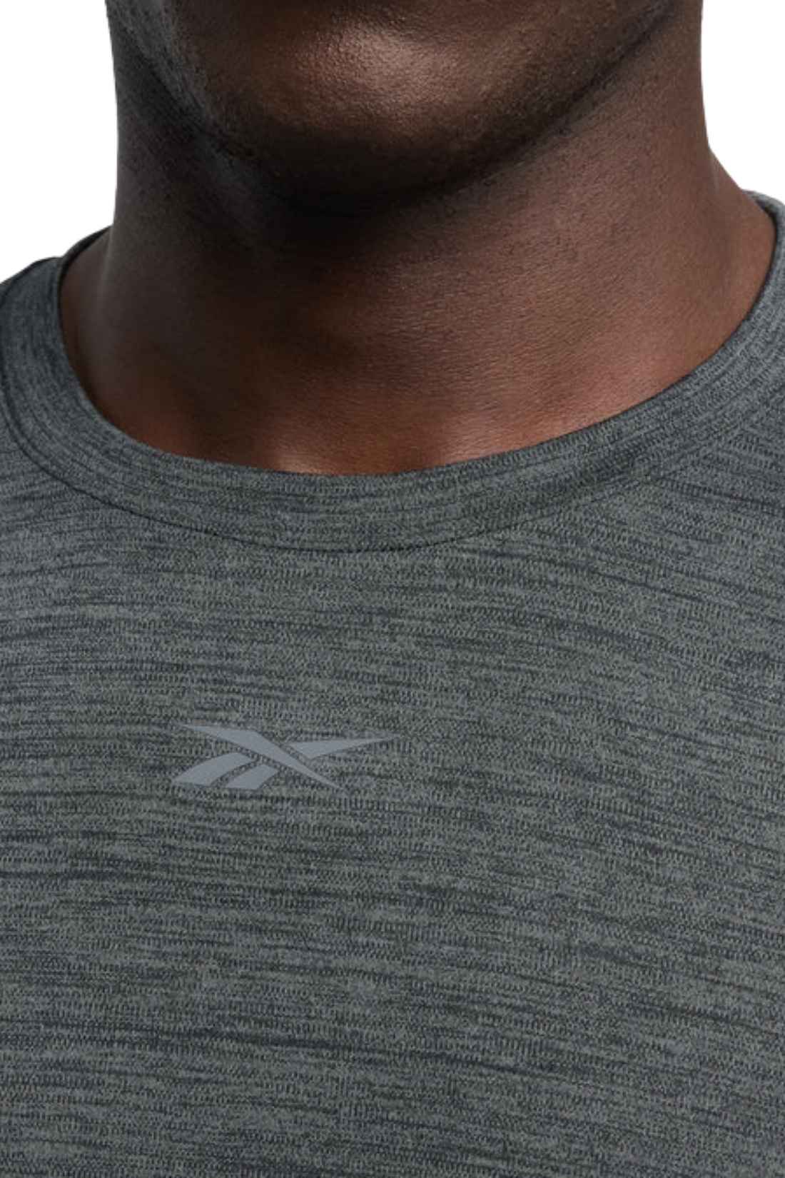 REEBOK - Men's ID Train Melange Tech T-Shirt-3