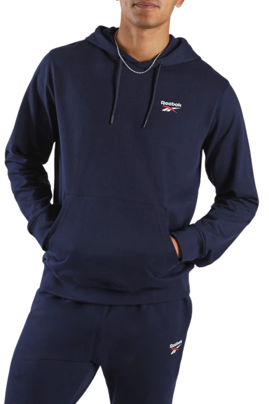 REEBOK - Men's Identity Small Logo French Terry hoodie-0
