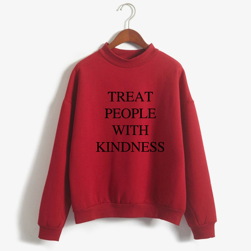 Round Neck Sweater European and American Alphabet Sweater-4