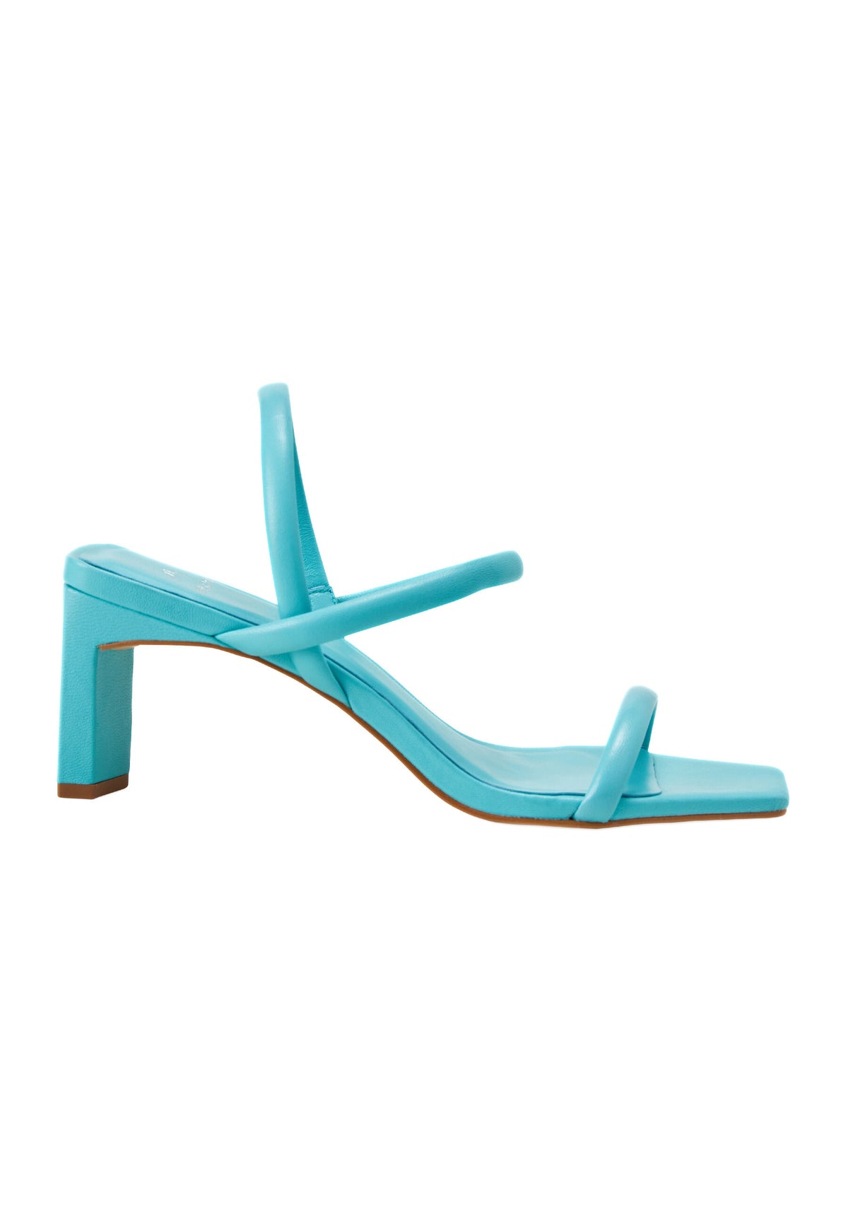 Palmito Goat Turquoise Leather Sandals – 6.5cm Block Heel Open Toe (Copy)
