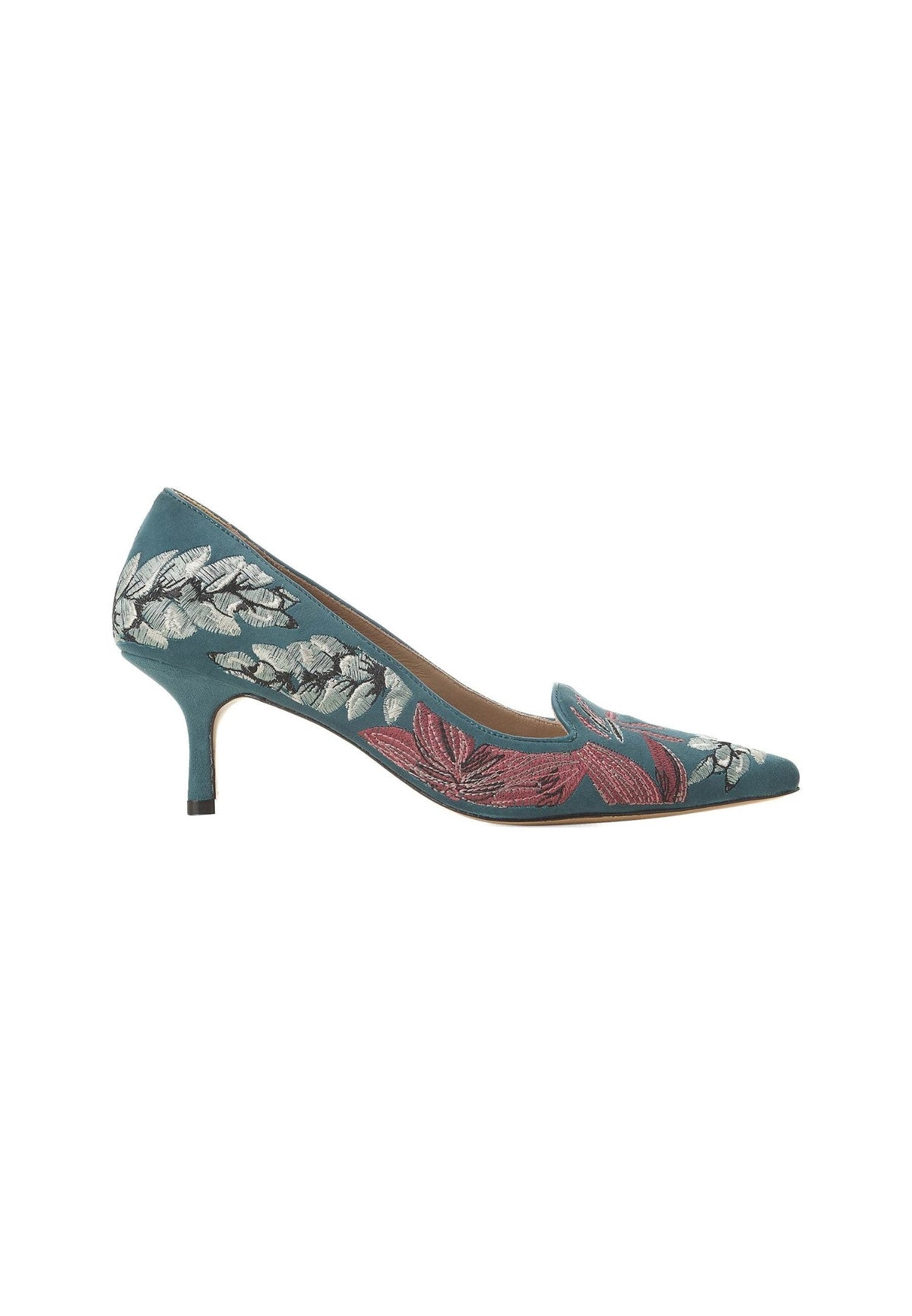 Mangará Atelier pumps til kvinder – turkis ruskind
