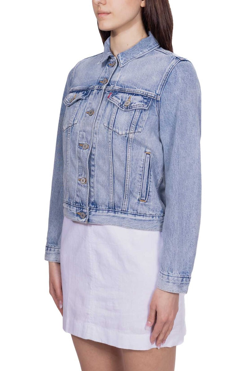 LEVI'S - Women's stone wash trucker jacket - Size-15