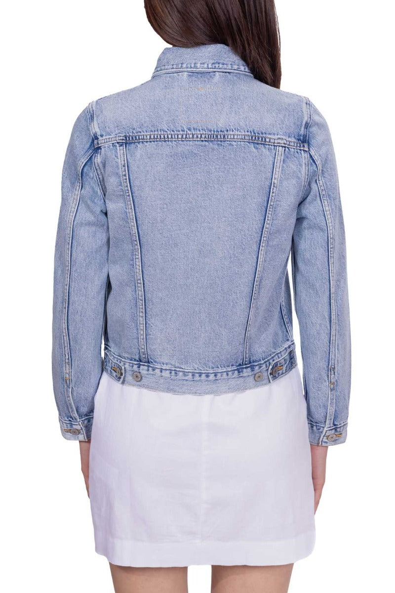 LEVI'S - Women's stone wash trucker jacket - Size-7