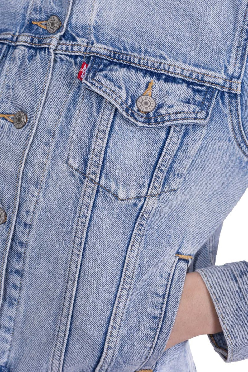 LEVI'S - Women's stone wash trucker jacket - Size-23