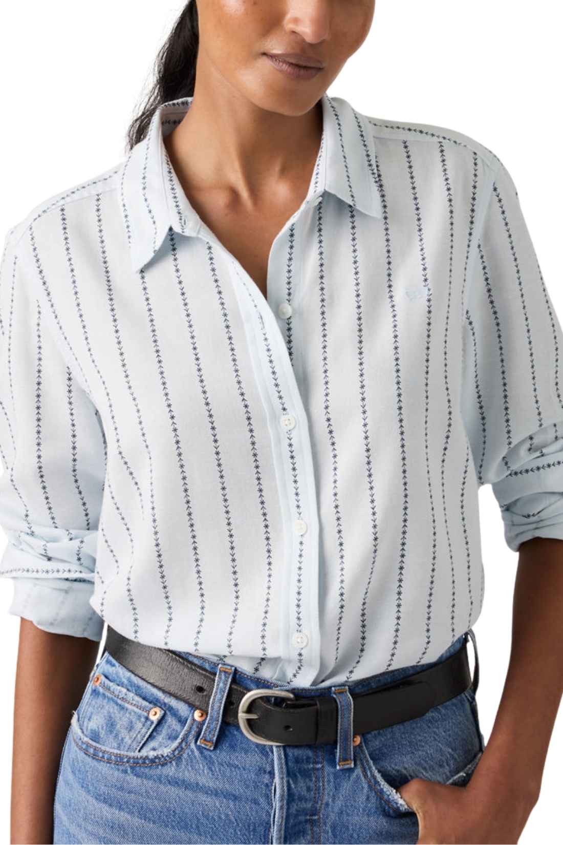 LEVI'S - Women's Classic shirt  - Size L-5