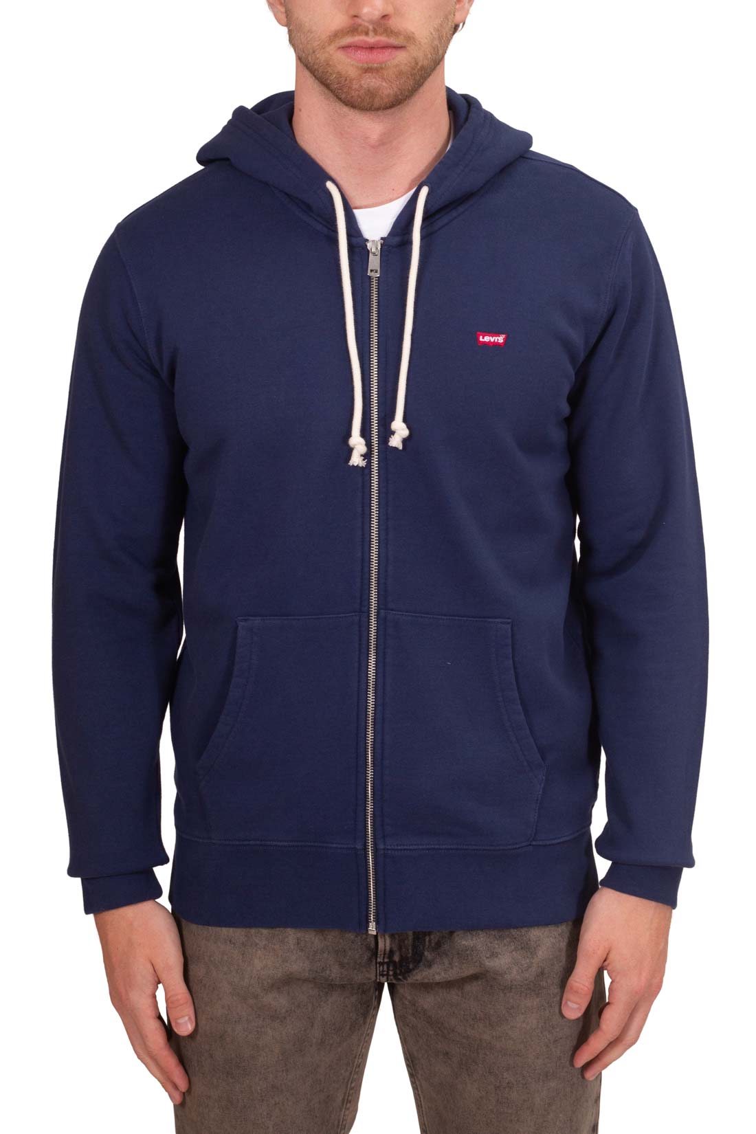 LEVI'S - Men's summer sweatshirt with zip and hood-9