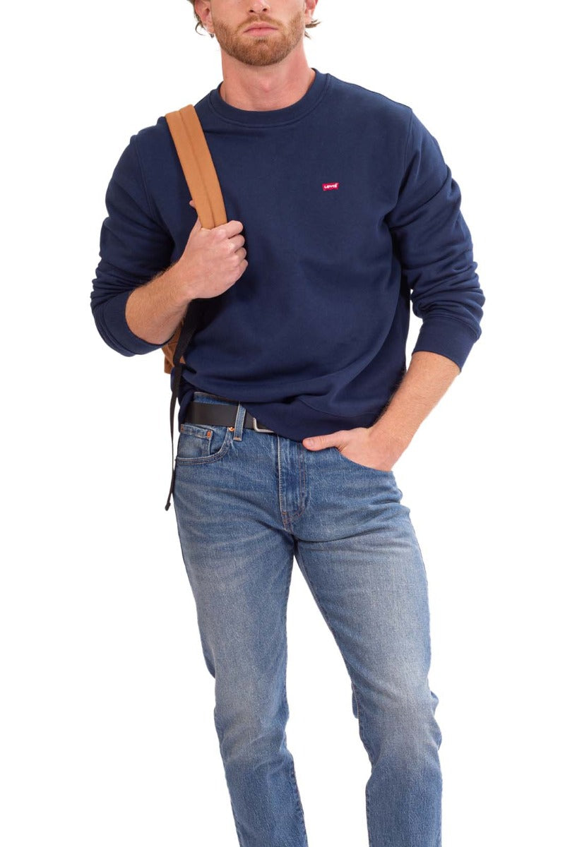 LEVI'S - Men's basic sweatshirt with Batwing logo patch  - Size XXL-28