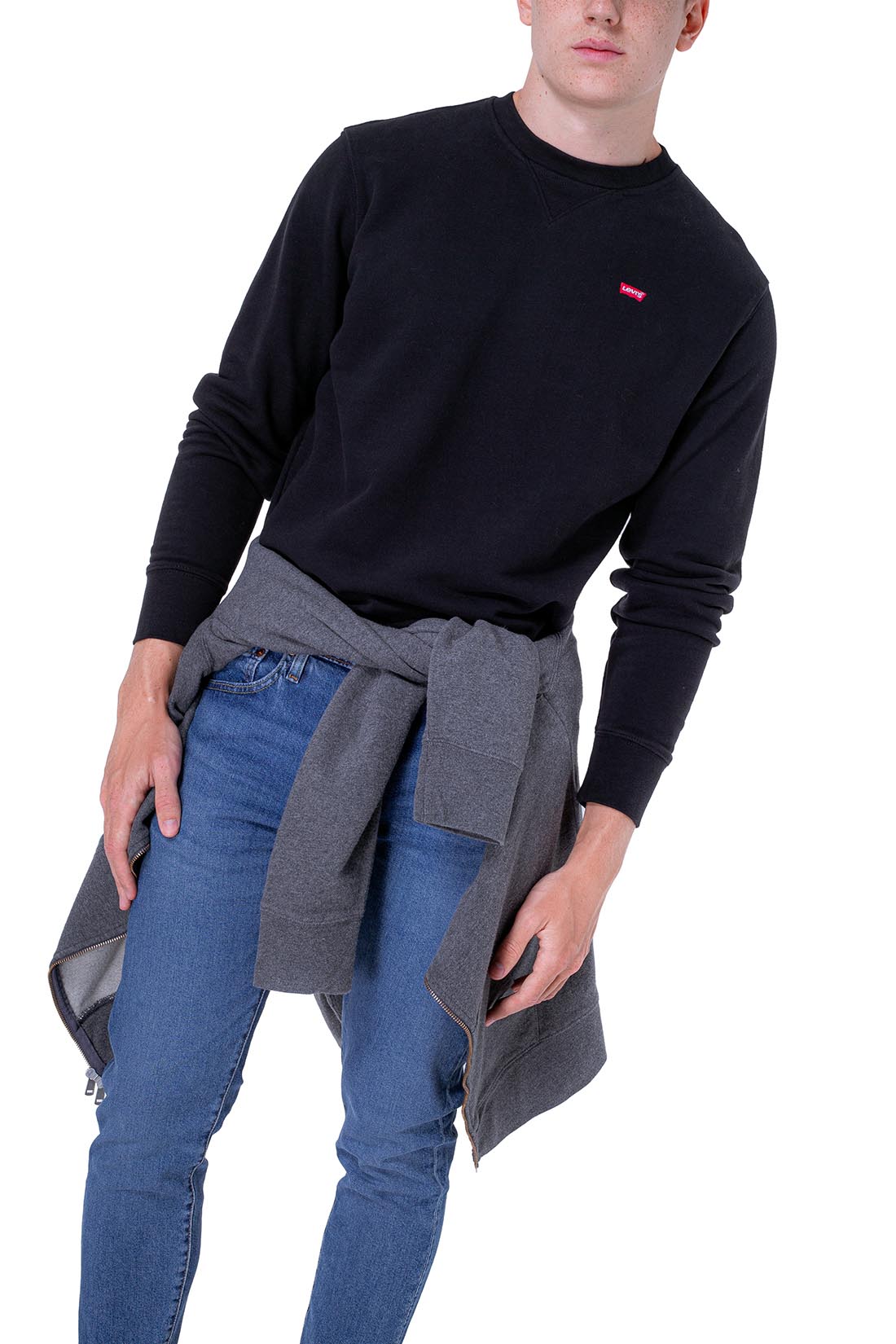 LEVI'S - Men's basic sweatshirt with Batwing logo patch  - Size XXL-9