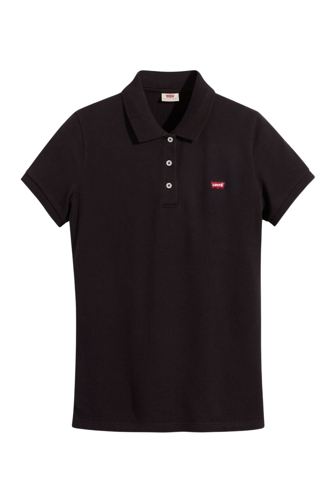 LEVI'S - Women's slim logo polo shirt  - Size L-6