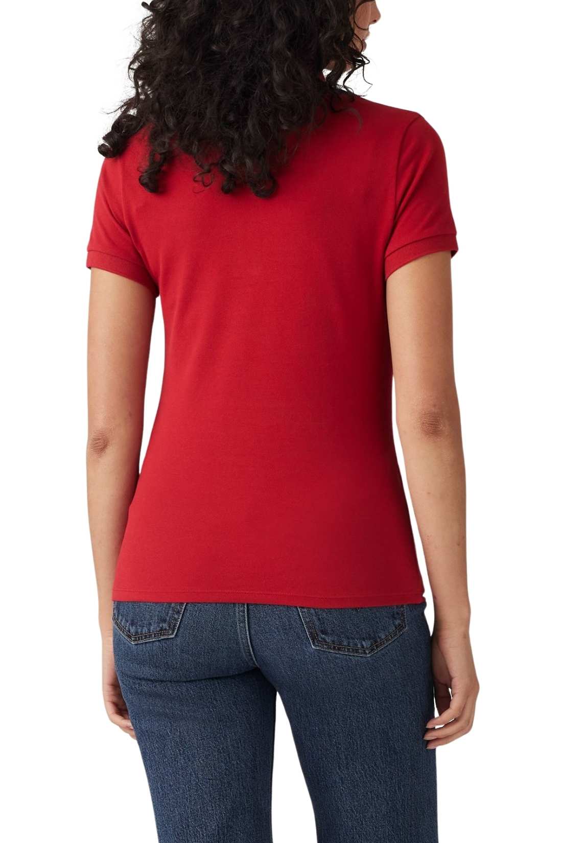 LEVI'S - Women's slim logo polo shirt  - Size L-8