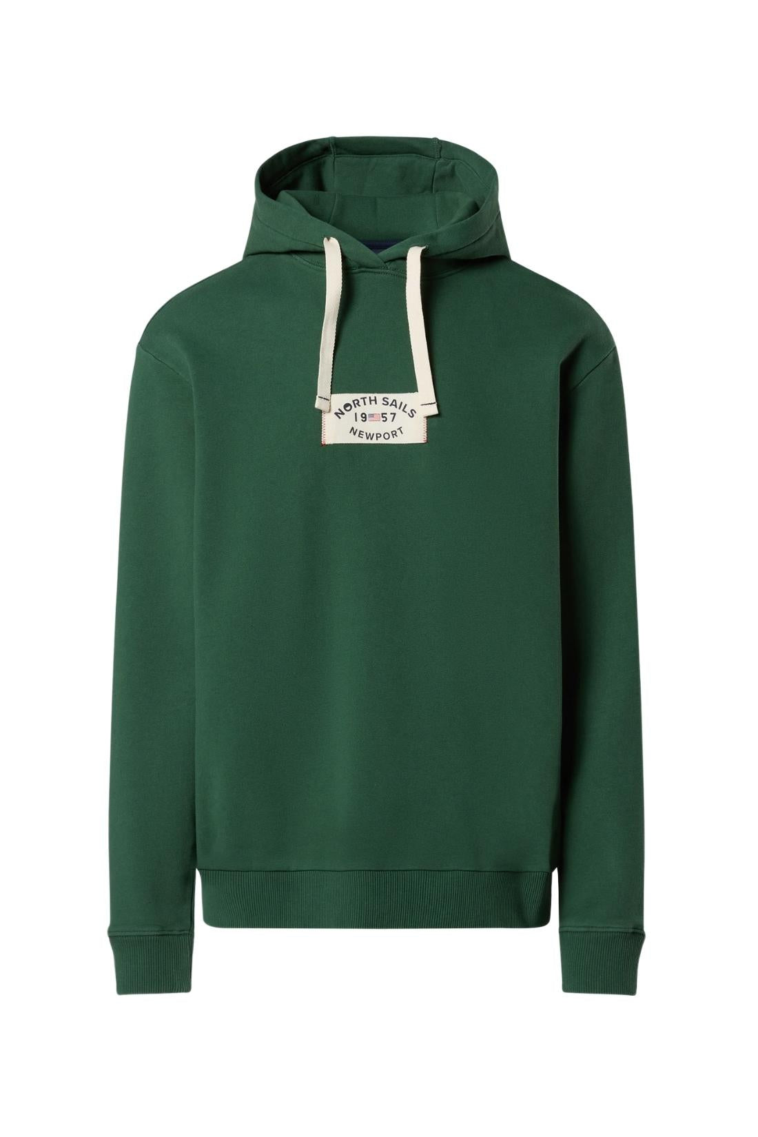 NORTH SAILS - Men's hoodie with Newport patch-1