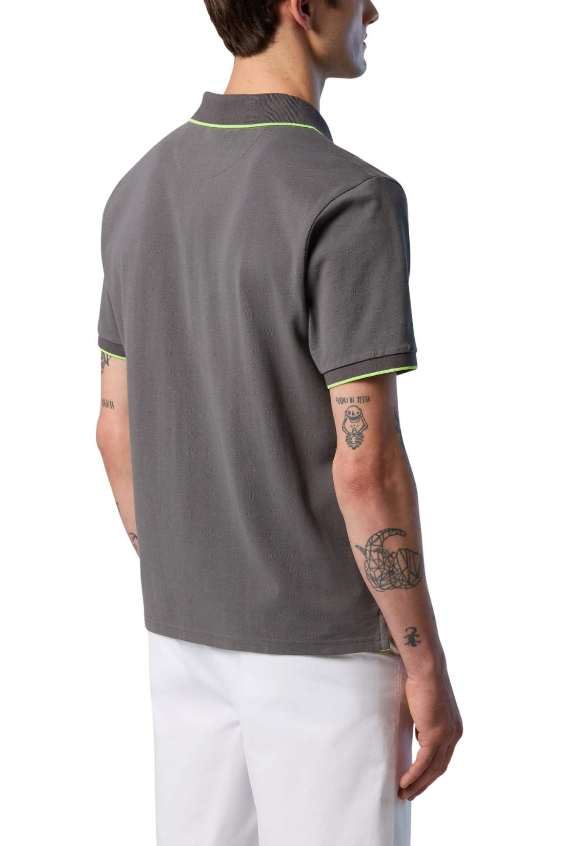 NORTH SAILS - Men's regular polo shirt with logo collar - Size 4XL-13